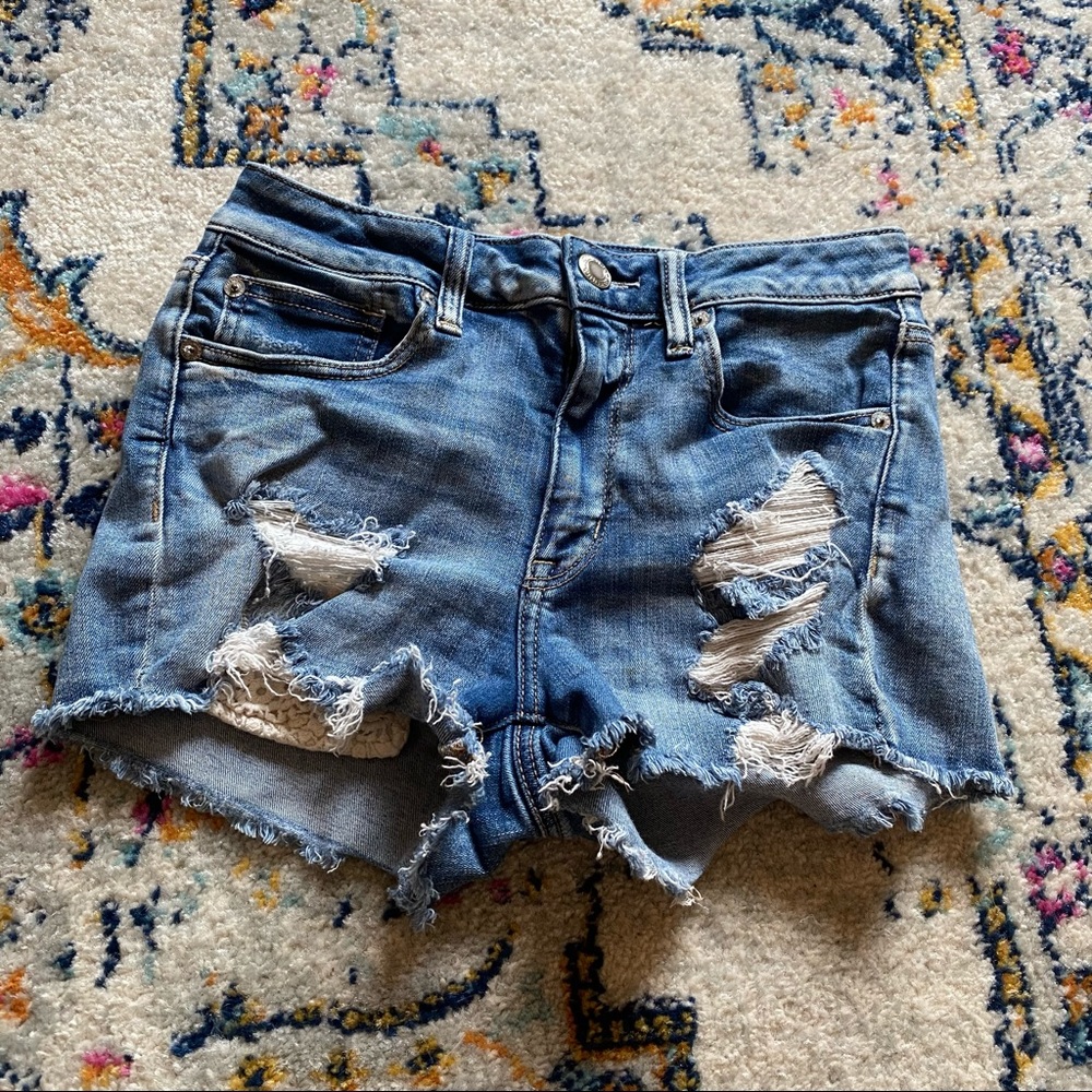 American Eagle Hi Rise Shortie Size 6